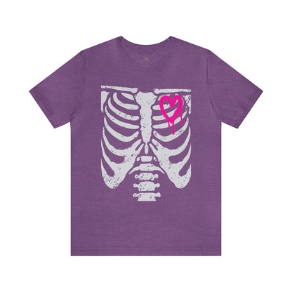 Graffiti Heart Ribcage Tee