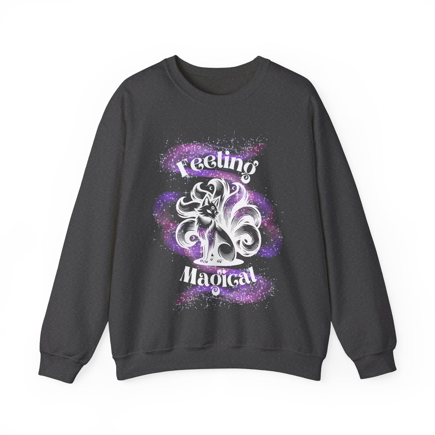 Mystical Kitsune: Feel the Magic Crewneck