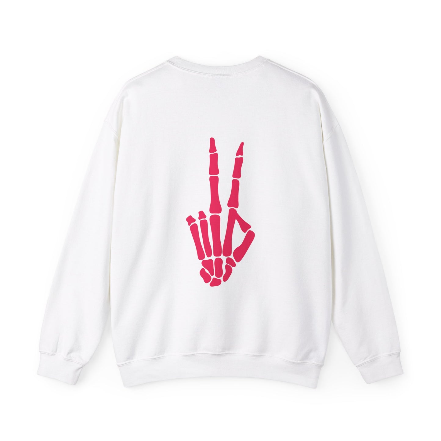 Pink Skull Crewneck Sweatshirt