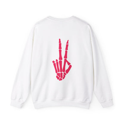 Pink Skull Crewneck Sweatshirt