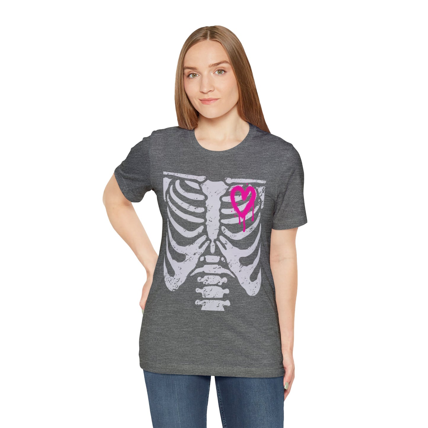 Graffiti Heart Ribcage Tee