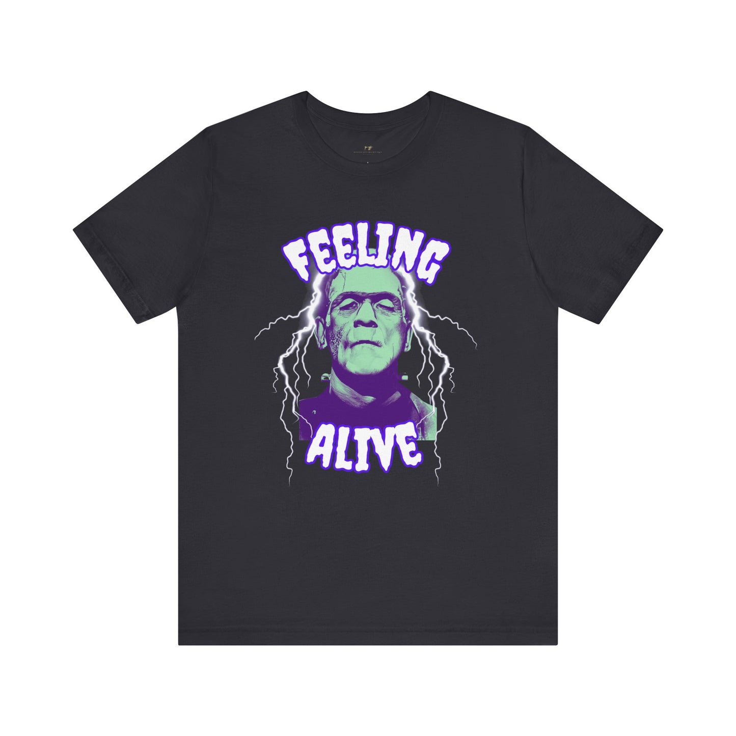 Feeling Alive Frankenstein's Monster Halloween Short Sleeve Tee