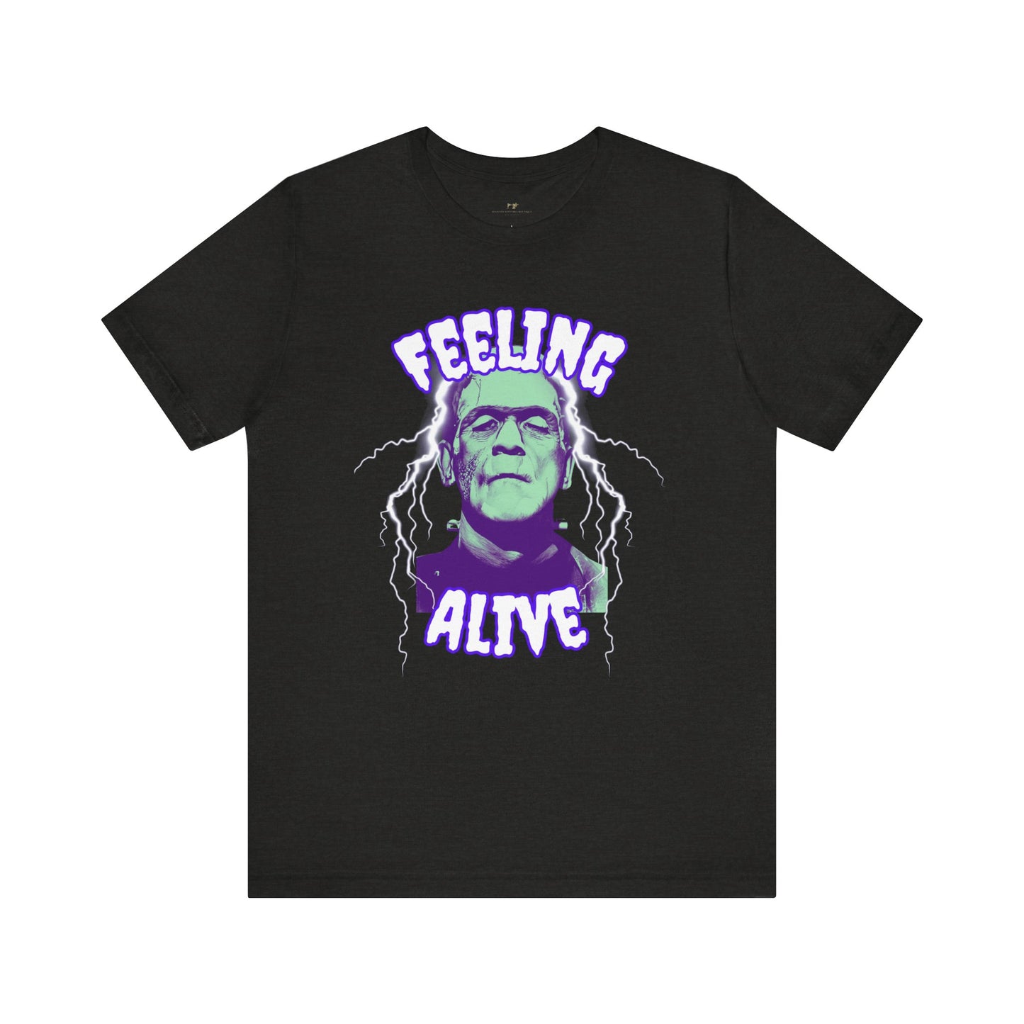 Feeling Alive Frankenstein's Monster Halloween Short Sleeve Tee