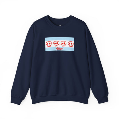 Chicago Skull Flag Crewneck Sweatshirt