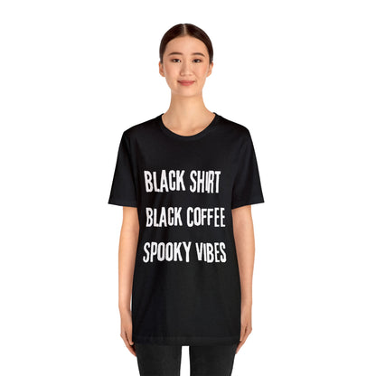 Black Jersey Short Sleeve Tee