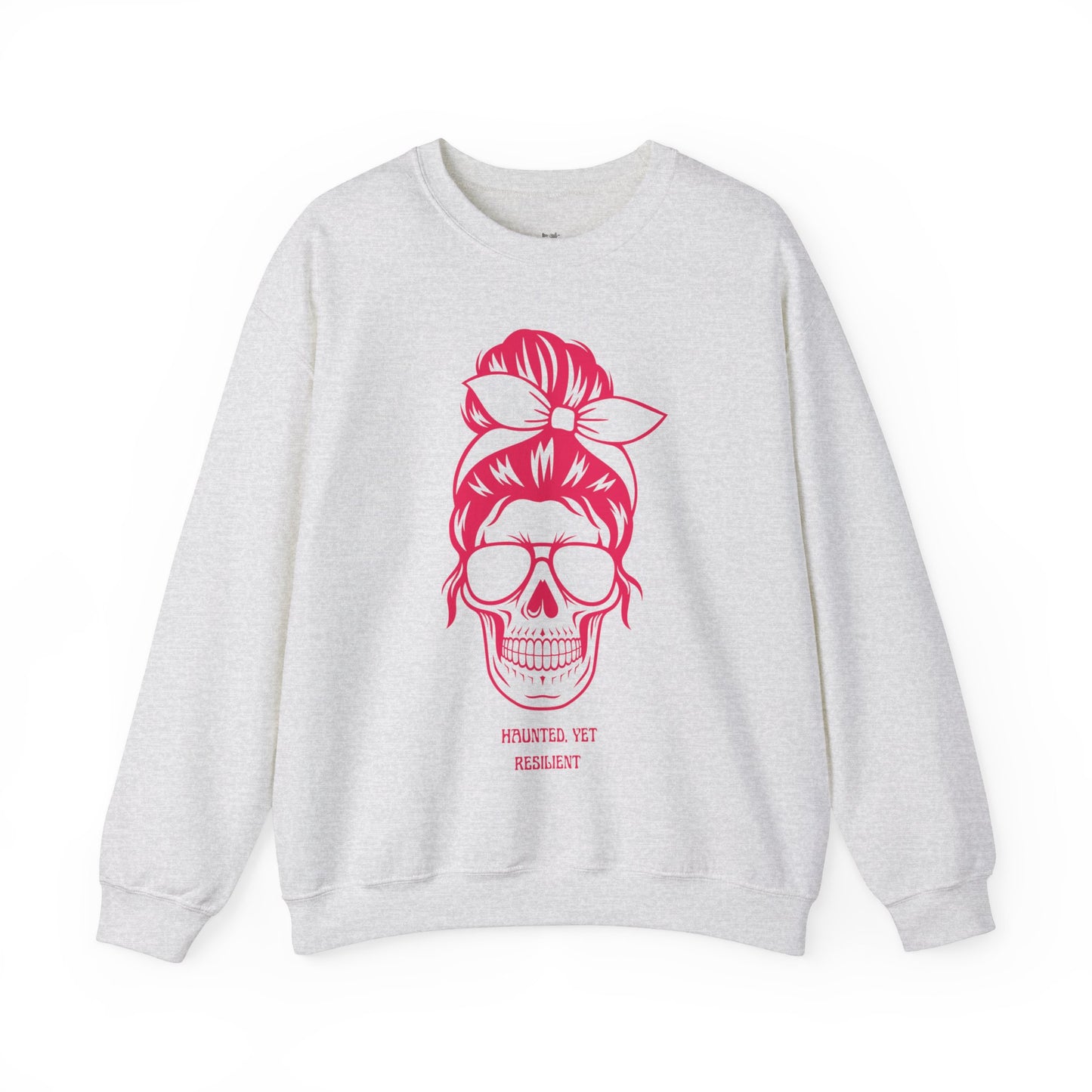 Pink Skull Crewneck Sweatshirt