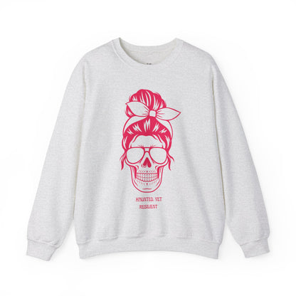 Pink Skull Crewneck Sweatshirt