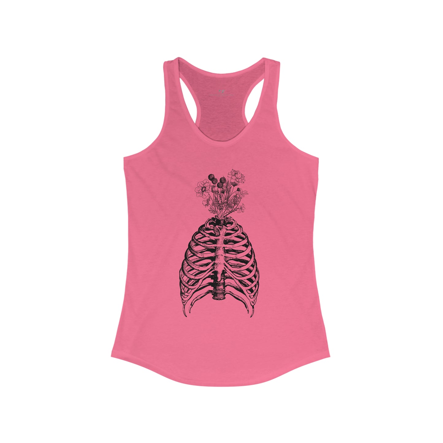 Blooming Ribcage Racerback Tank