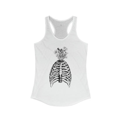 Blooming Ribcage Racerback Tank