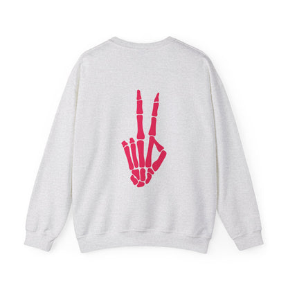 Pink Skull Crewneck Sweatshirt