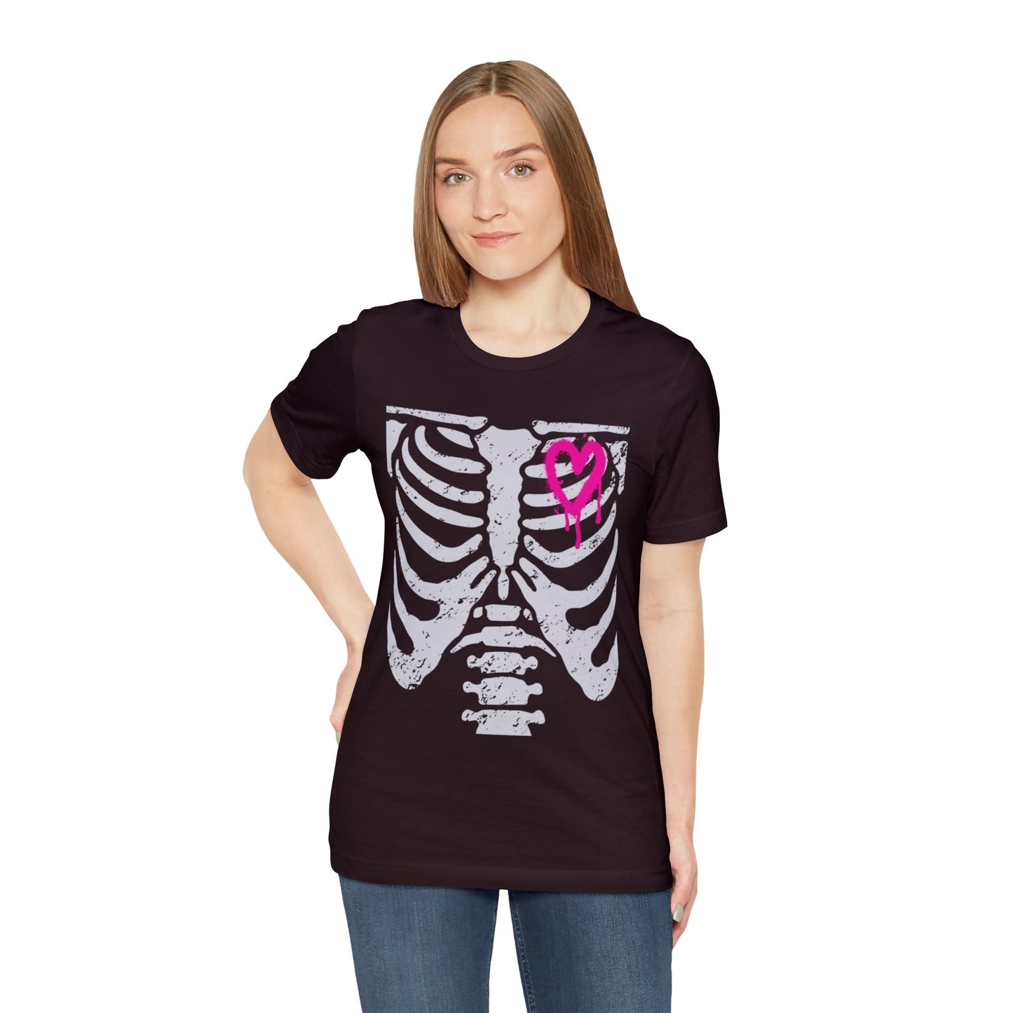 Graffiti Heart Ribcage Tee