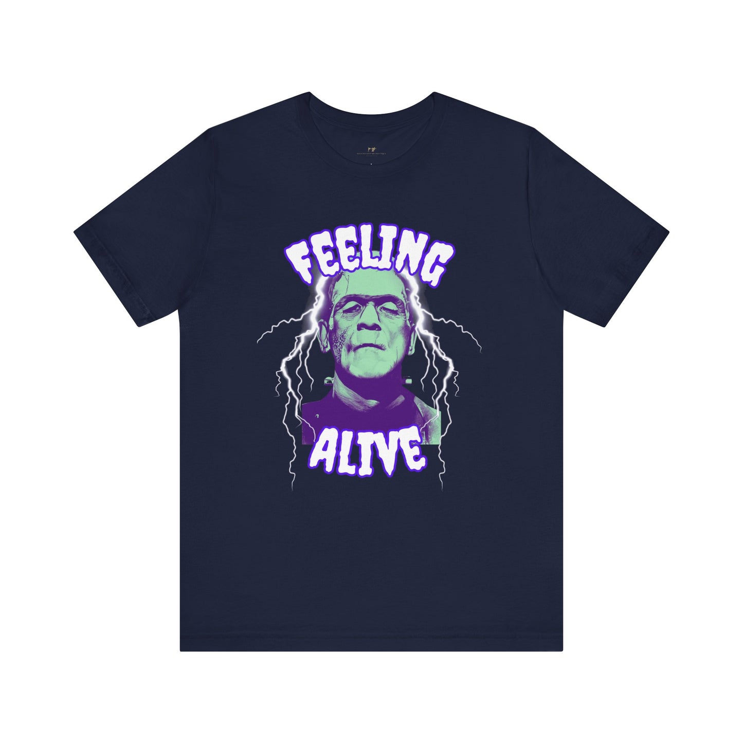 Feeling Alive Frankenstein's Monster Halloween Short Sleeve Tee