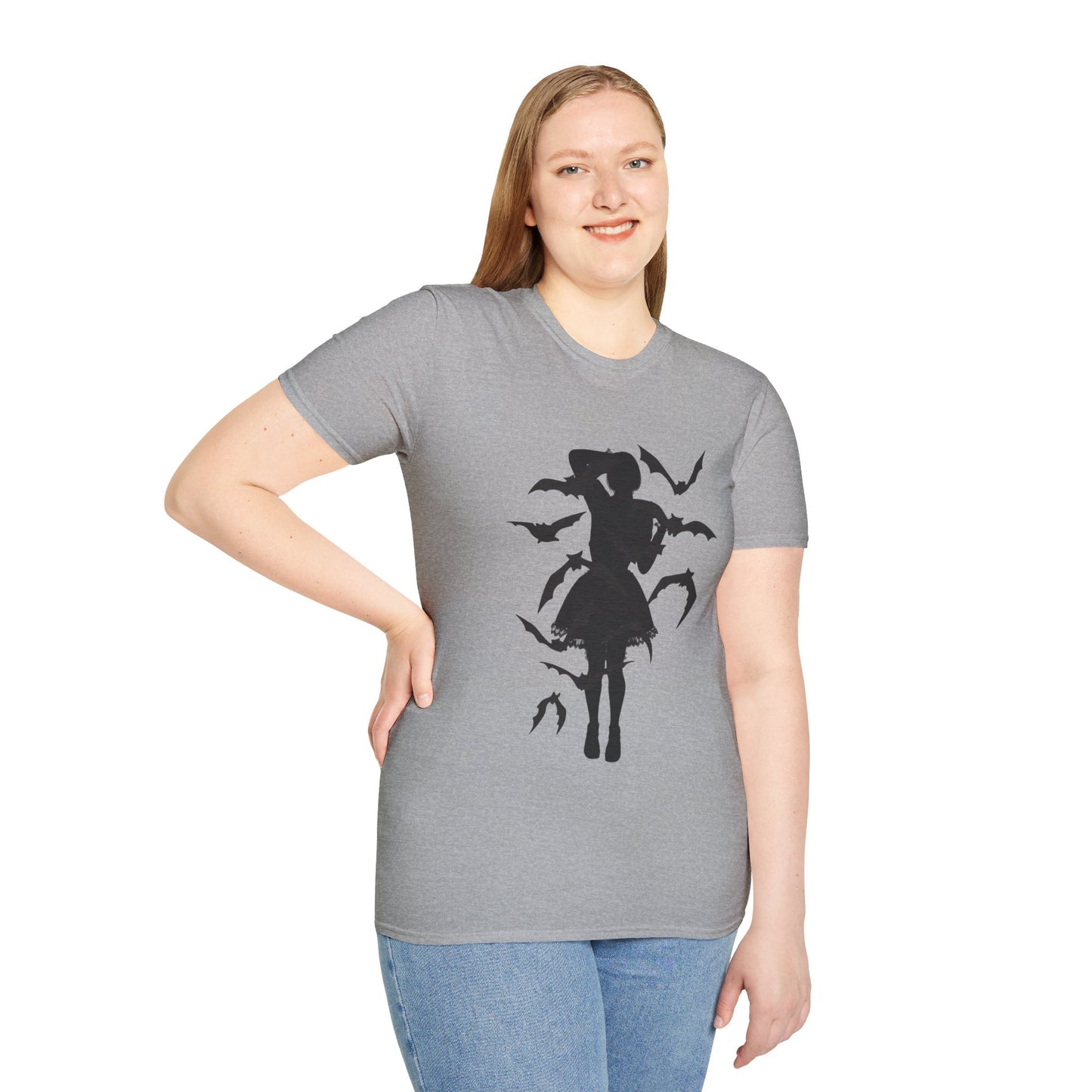 Woman's Silhouette Entwined with Bats T-Shirt