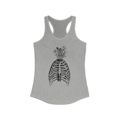 Blooming Ribcage Racerback Tank