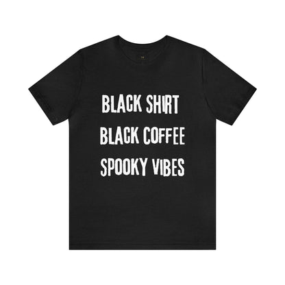 Black Jersey Short Sleeve Tee