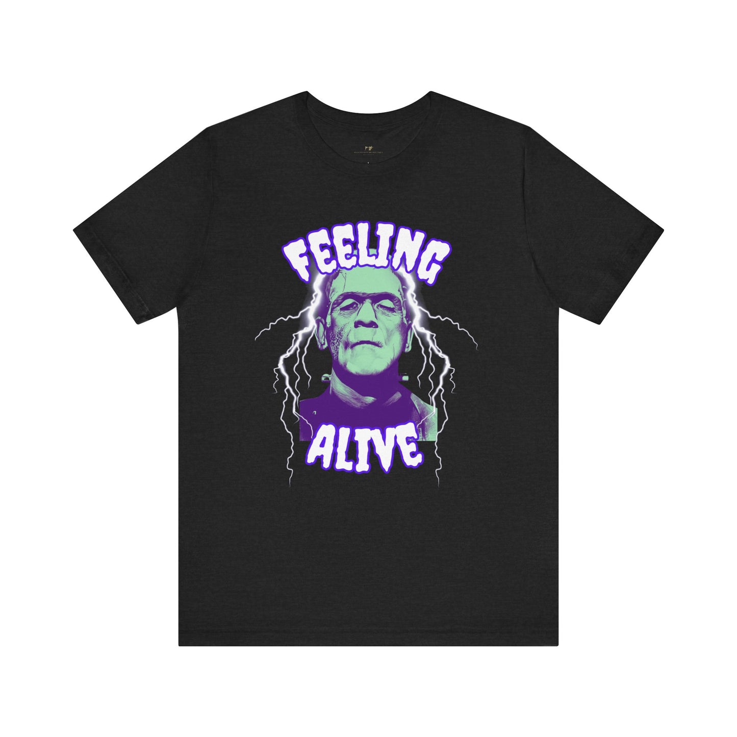 Feeling Alive Frankenstein's Monster Halloween Short Sleeve Tee