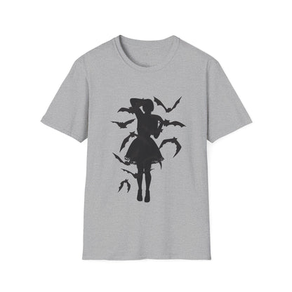 Woman's Silhouette Entwined with Bats T-Shirt