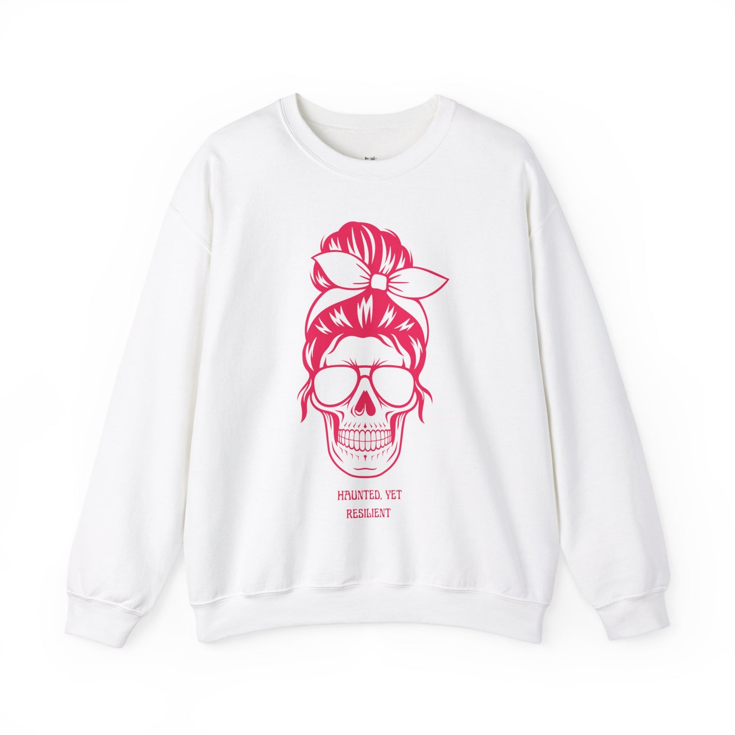 Pink Skull Crewneck Sweatshirt