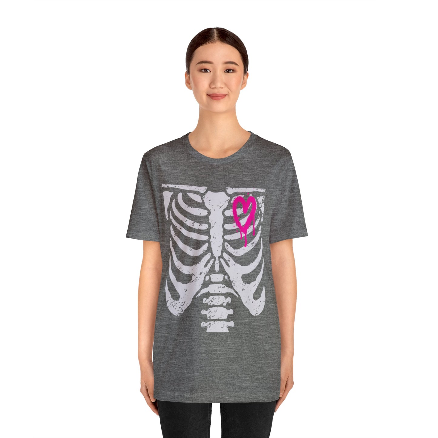 Graffiti Heart Ribcage Tee