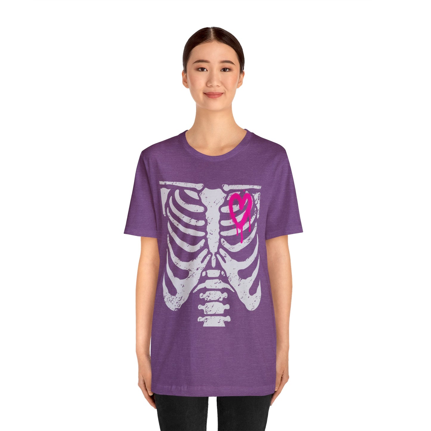 Graffiti Heart Ribcage Tee