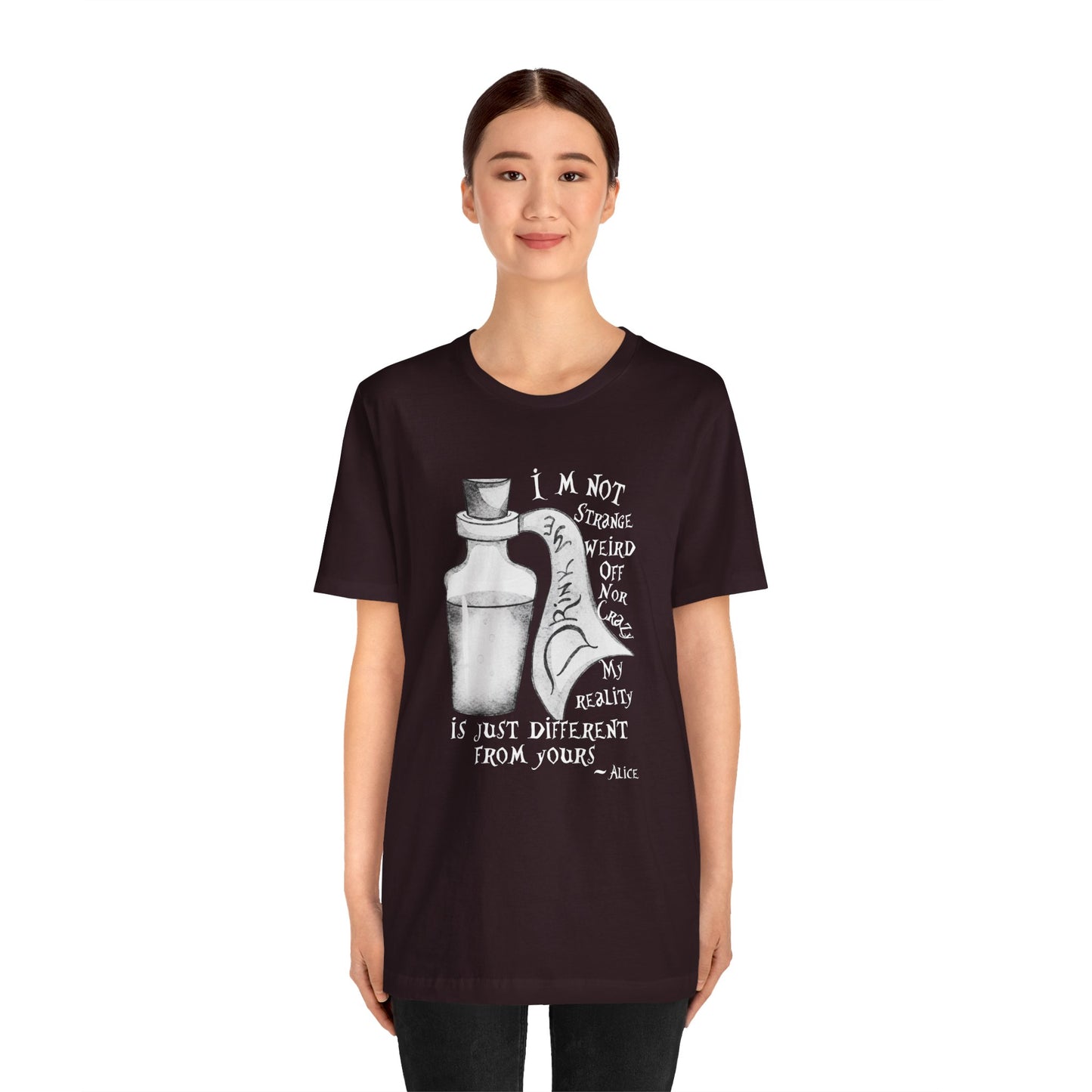 Alice In Wonderland Drink Me Different Reality Tee