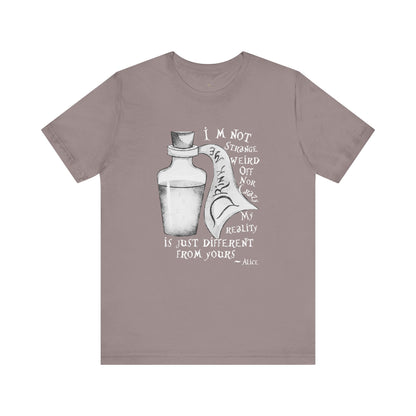 Alice In Wonderland Drink Me Different Reality Tee