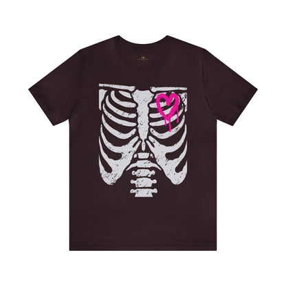 Graffiti Heart Ribcage Tee