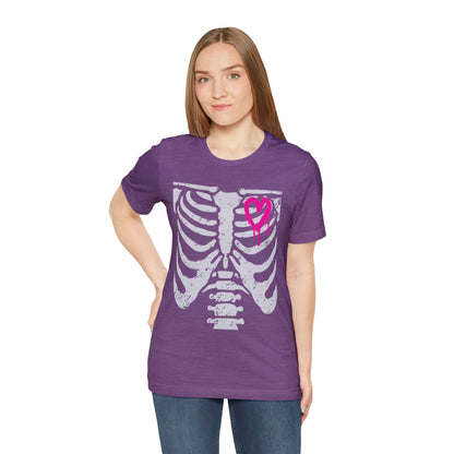 Graffiti Heart Ribcage Tee