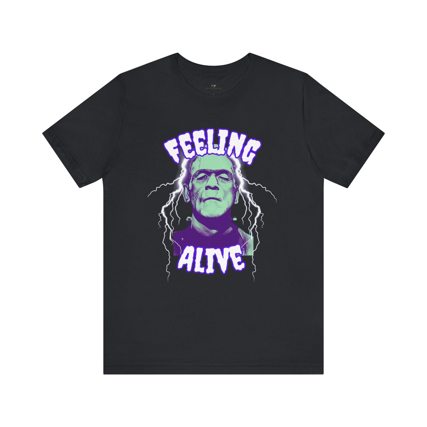 Feeling Alive Frankenstein's Monster Halloween Short Sleeve Tee