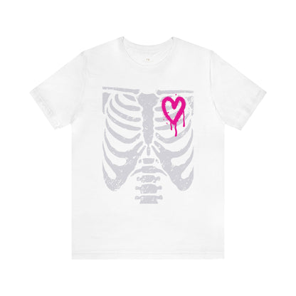 Graffiti Heart Ribcage Tee