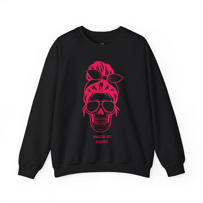 Pink Skull Crewneck Sweatshirt