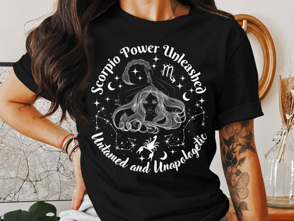 Scorpio Unleashed: Goddess of Power Tee