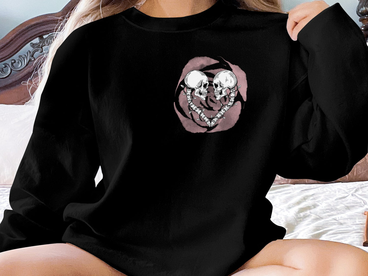 Skeleton Love Crewneck Sweatshirt