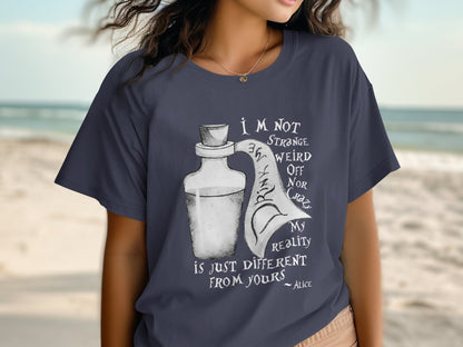 Alice In Wonderland Drink Me Different Reality Tee