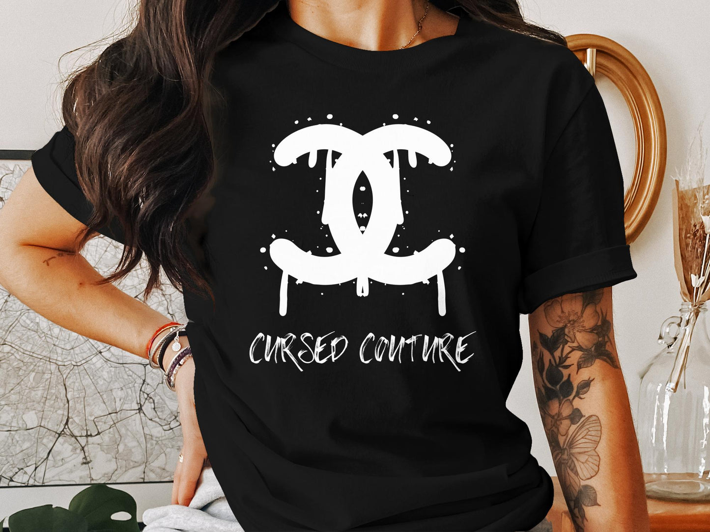 Cursed Couture: Dripping Darkness Tee