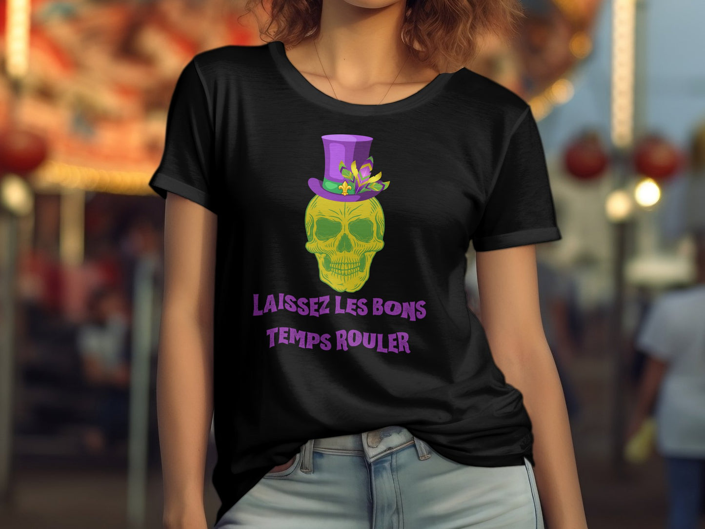 Let the Good Times Roll Mardi Gras Tee