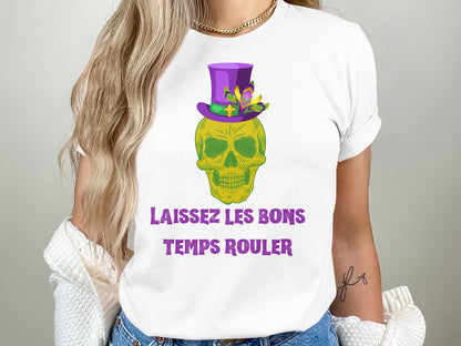 Let the Good Times Roll Mardi Gras Tee