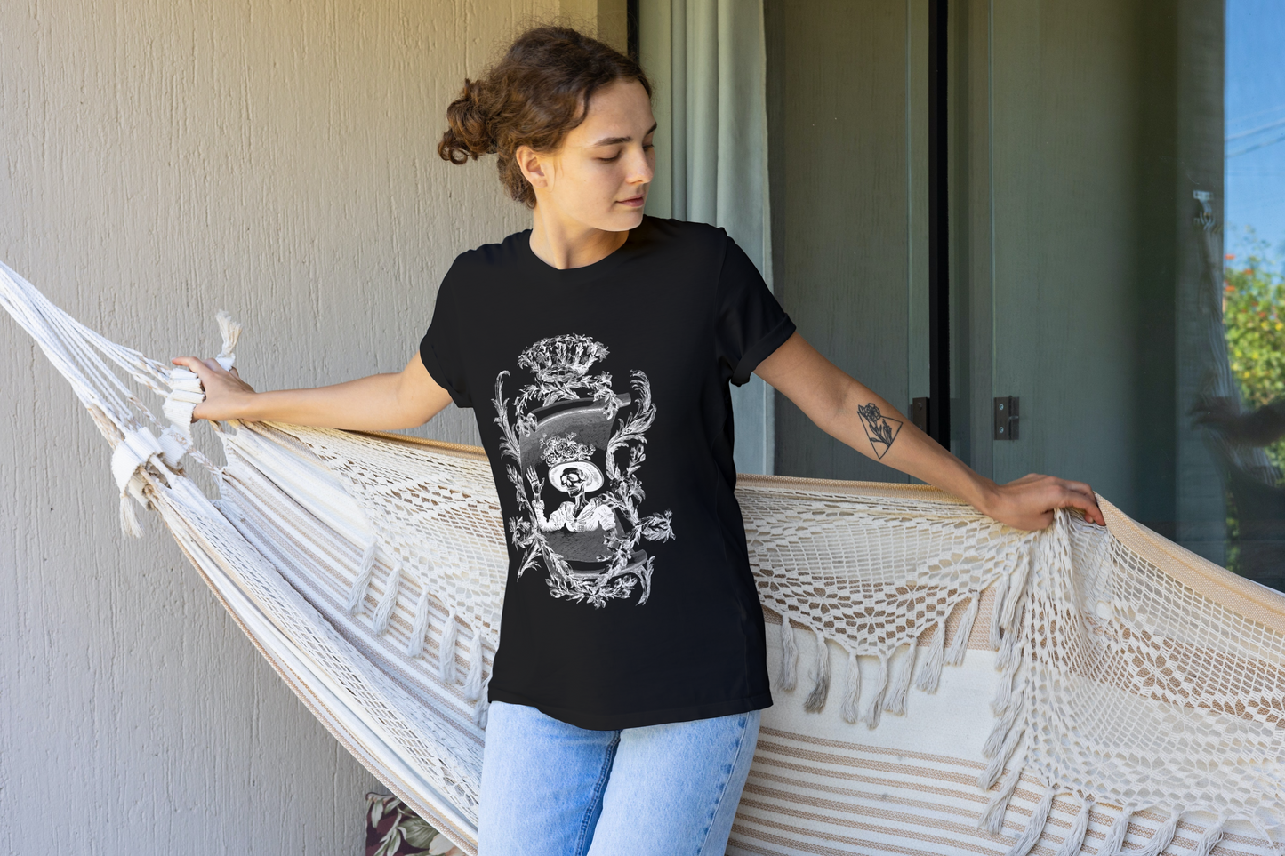 Spectral Reflections: Victorian Elegance Tee