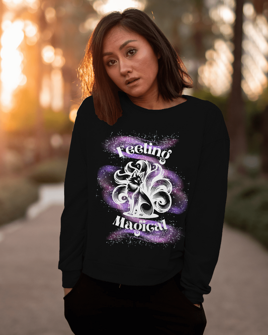 Mystical Kitsune: Feel the Magic Crewneck